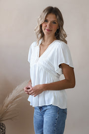 Ivory Lillian Blouse