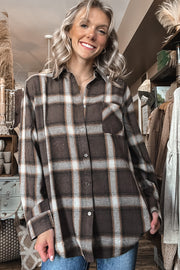 Shelly Chocolate Plaid