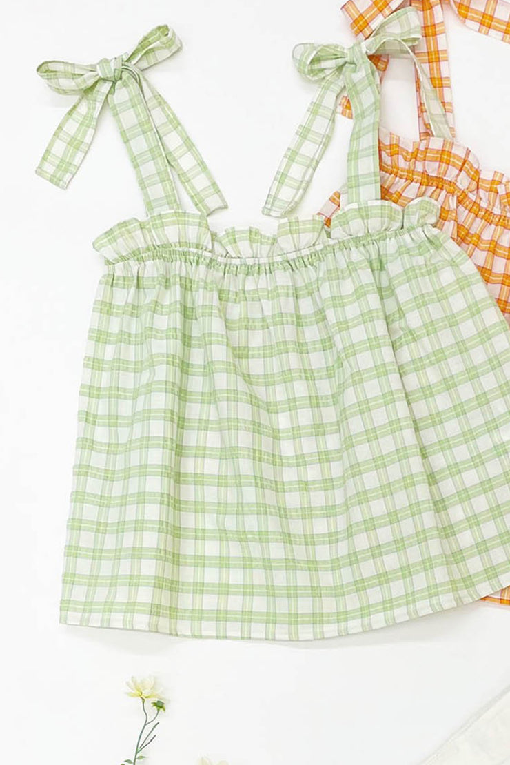 Grass Gingham Tank