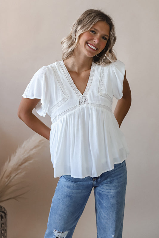 Ivory Lillian Blouse