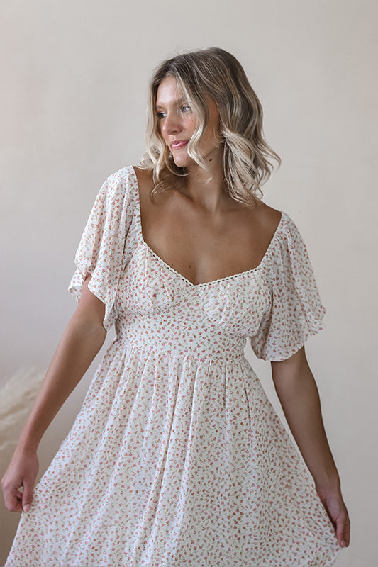 Shayna Cream Dress