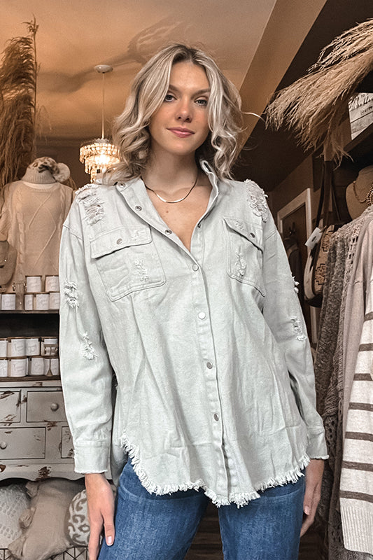 Dusty Lynne Grey Jacket