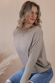 Billie Taupe Blouse