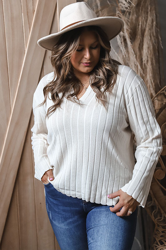 Ivory Polly Polo Pullover