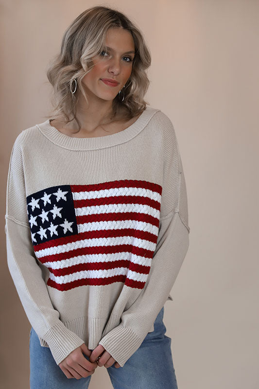 American Beauty Khaki Sweater