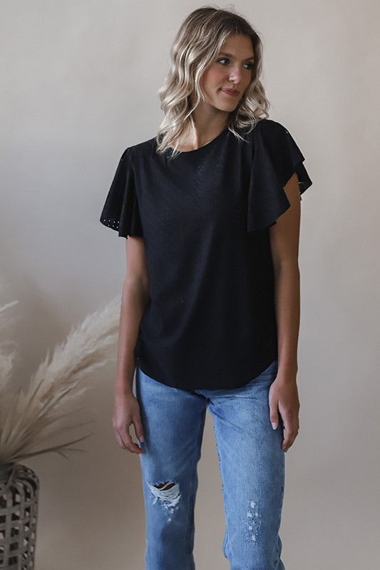 Bridget Black Blouse