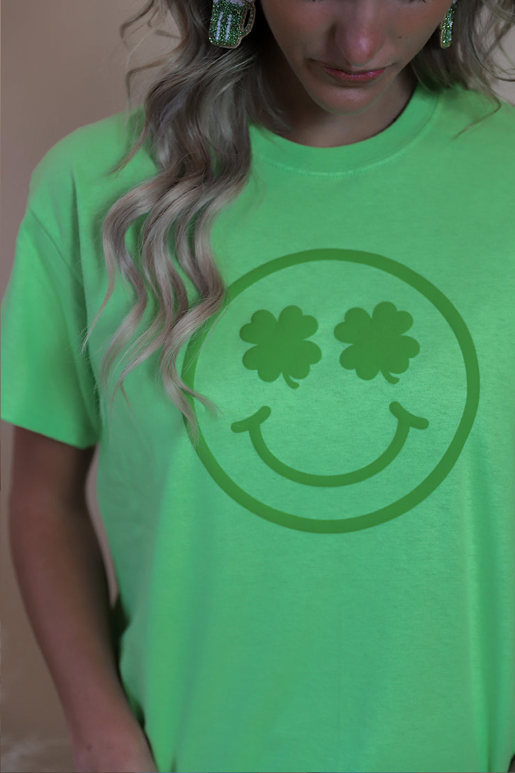 Shamrock Smiley Tee