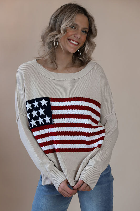 American Beauty Khaki Sweater