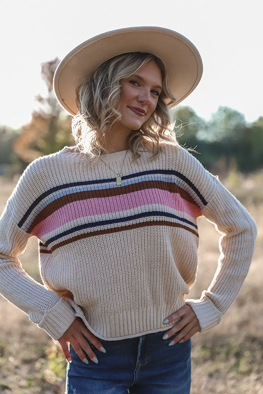 Boyfriend Stripe Sweater