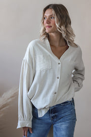 Lily Linen Button-down